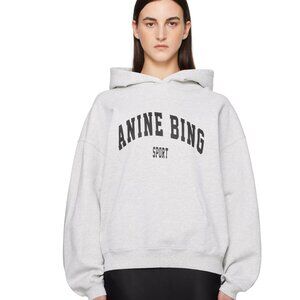ANINE BING Gray Harvey Hoodie
